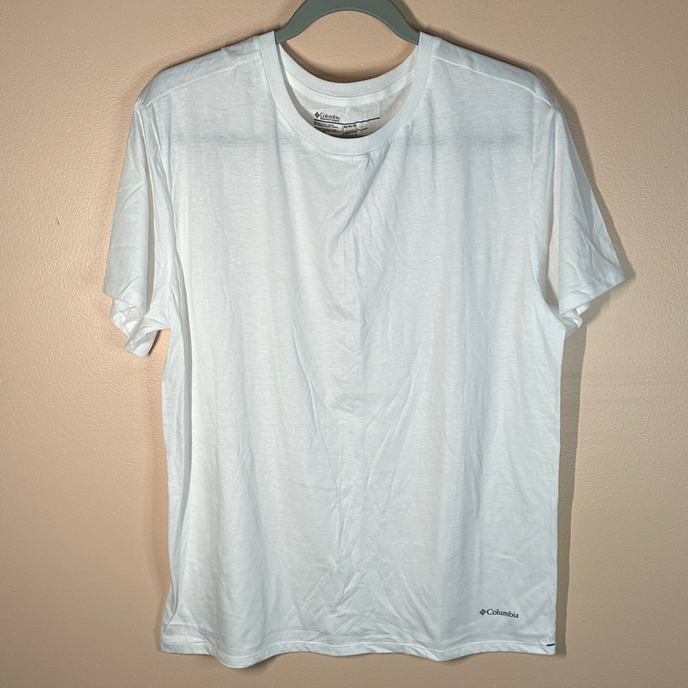 Columbia Classic White Tee